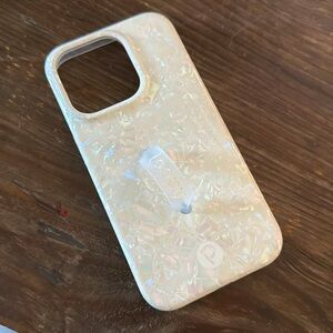 iPhone 15 Pro Loopy (Righty) | White Opal Shell 🤍✨